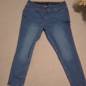 Denim&Co Women's Mid Blue Skinny Jeans